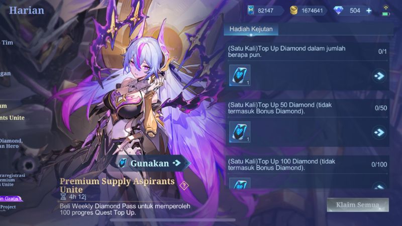 Event Top Up Aspirants