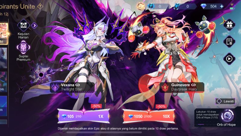 Halaman Gacha Aspirants