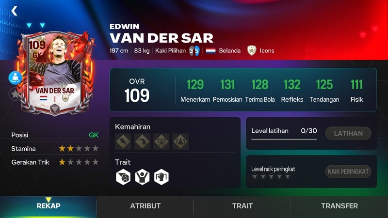 Edwin Van Der Sar OVR 109