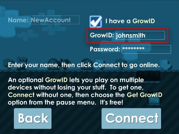Contoh ID Growtopia