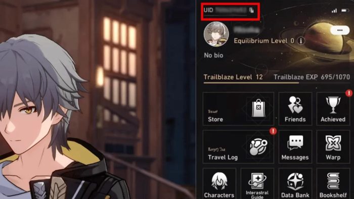 Contoh ID Honkai: Star Rail